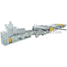 PC, PP, PE, PVC hohlen Blatt Extrusionslinie